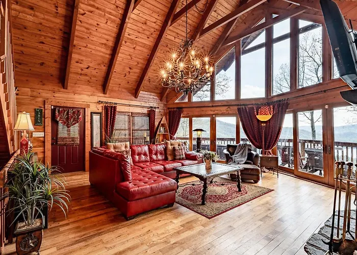 Moonshadow Lakeview Cabin-3 Story Nantahala Lake