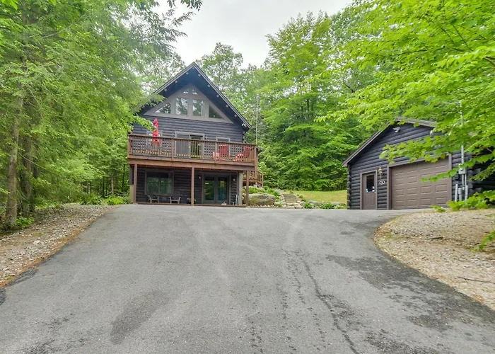 All-Season Log Cabin Escape! 11 Mi To Cranmore Mtn