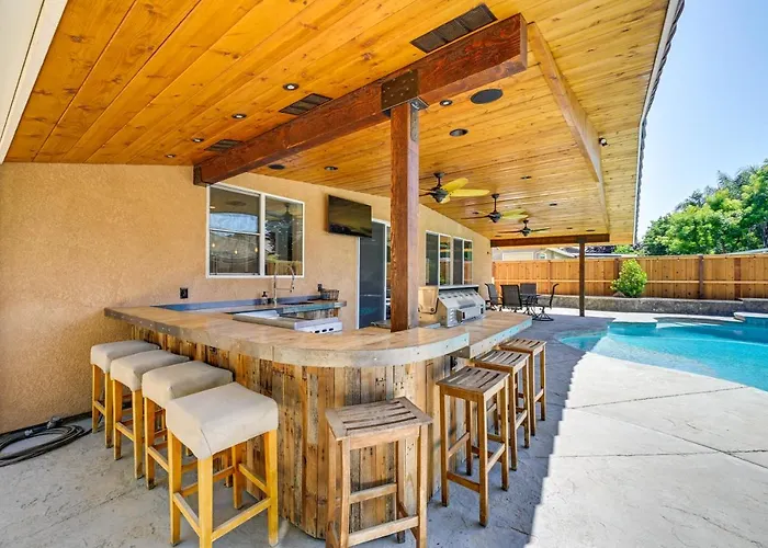 California Vacation Rental W/ Private Pool & Patio