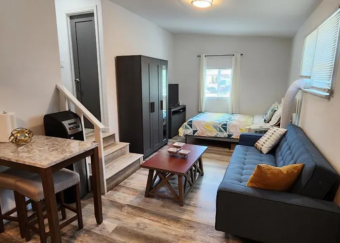 New ! Lovely Studio W/ Patio, Parking On Premises