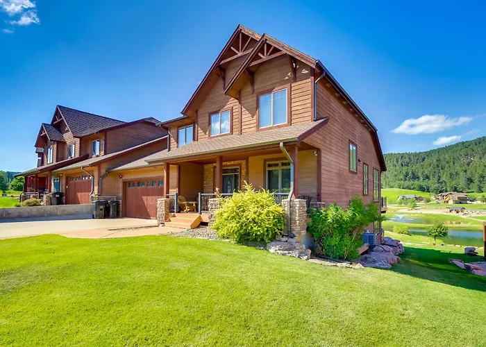 Hot Tub + Golf Course Views: Luxe Sturgis Home!