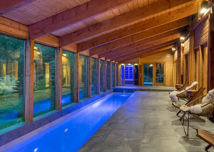 Bear Lodge With Private Pool, Hottub, And Sauna!