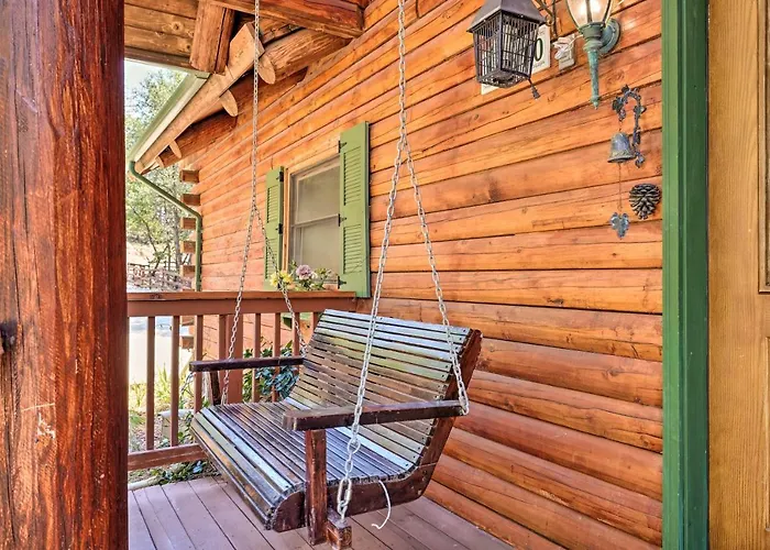 Stunning Log Cabin With Great Views, Firepit, Deck Near Twain Hart