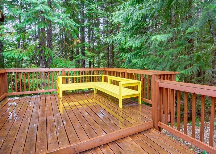 Adorable A-Frame Cabin, Steps To Lake Cushman!