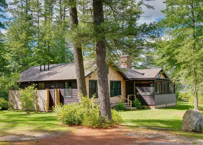 Dock & Beach Access! Waterfront Home On Kezar Lake