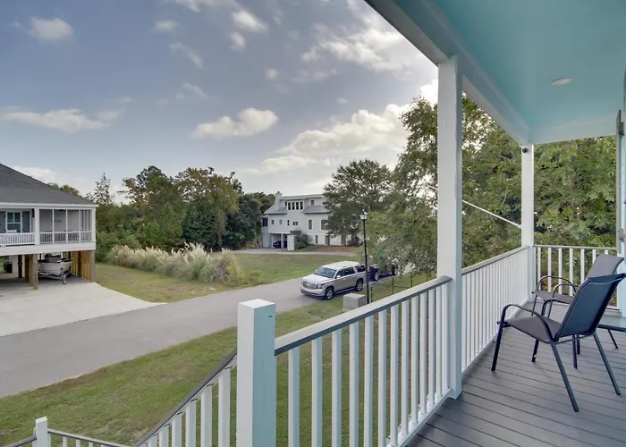Sunny Waveland Home Rental W/ Pool: Walk To Beach!