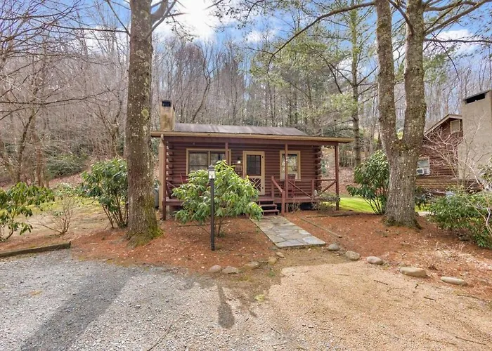 Picturesque Riverside Cabin With Fireplace And Porch