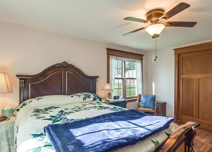 Charming Manchester Retreat W/ Patio & Fireplace!