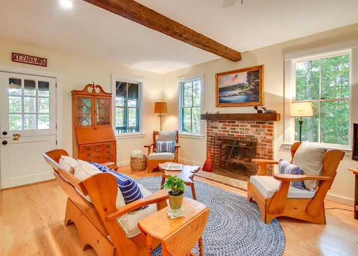 Private Island W/ 2 Cottages On Kezar Lake!