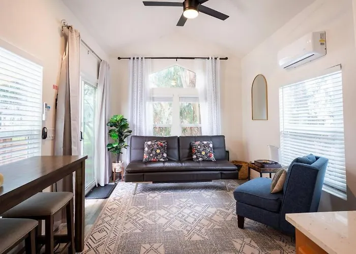 The Best Tiny Home Loft And Private Yard