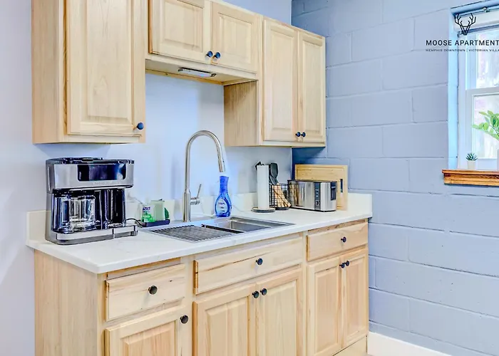 The Moose - Safe Luxe Studio Near Downtown Memphis - Free Parking And Wifi