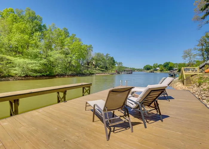 Private Hot Tub: Stunning Logan Martin Lake Home