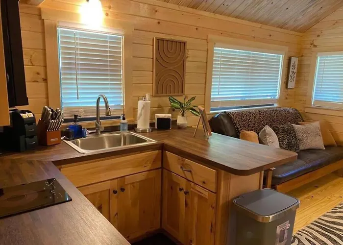 Serene 1Br Cabin Near Nc Z00 With Loft & Waterview