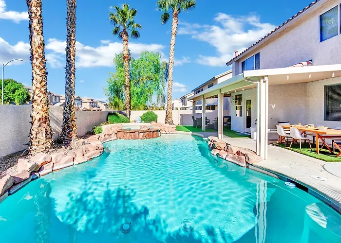 Seven Palms | 4Br Henderson Pool & Spa Retreat