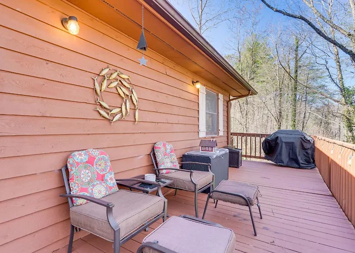 Pet-Friendly Hiawassee Cabin W/ Lake Views & Sauna