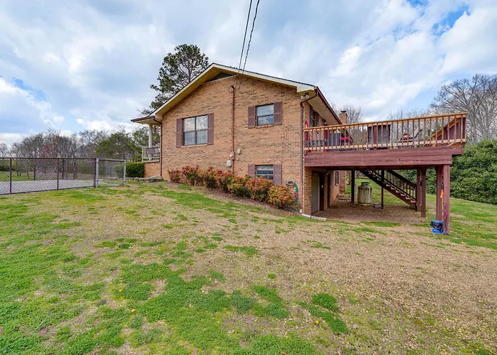 Furnished Deck & Fire Pit: Greeneville Home!