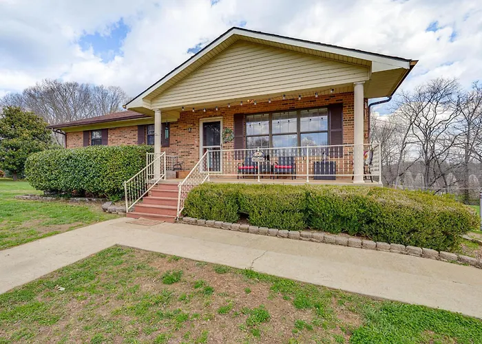 Furnished Deck & Fire Pit: Greeneville Home!