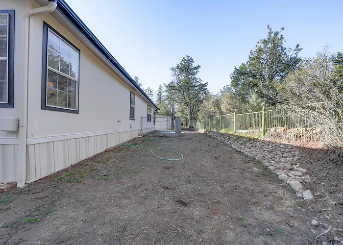 Mtn Views + Playground: Family-Friendly Pine Cabin