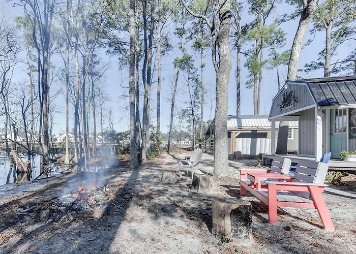 Calabash Studio Cabin, 4 Mi To Sunset Beach!
