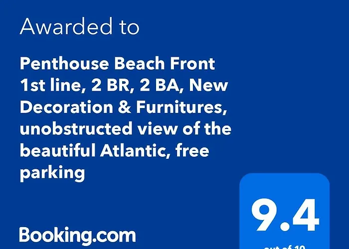 Atlantic Penthouse: Beachfront Luxury with Ocean Views