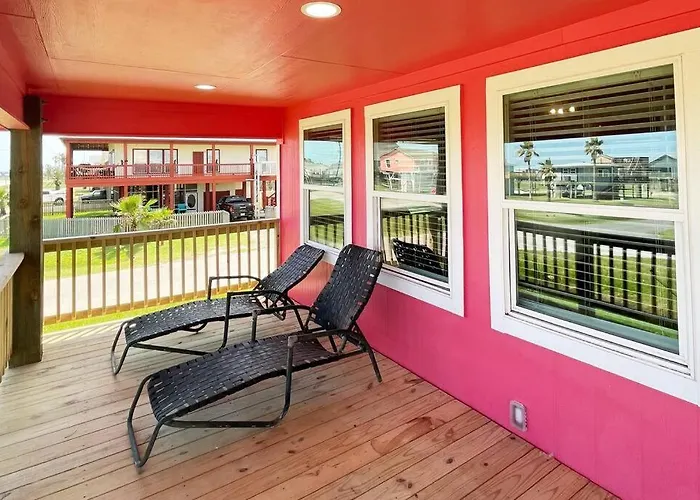 The Pink Flamingo Beach Gulf Views