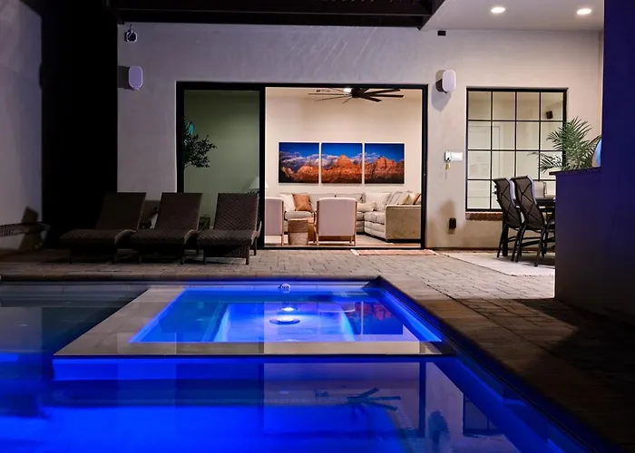 Zion Red Villa At Sand Hollow With Private Pool And Hot Tub