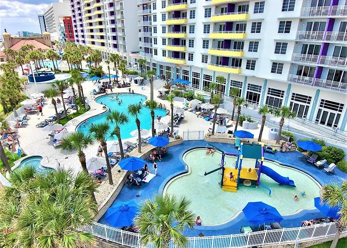Luxury 12Th Floor 2 Bedroom Condo Direct Oceanfront Wyndham Ocean Walk Resort Daytona Beach | 1201