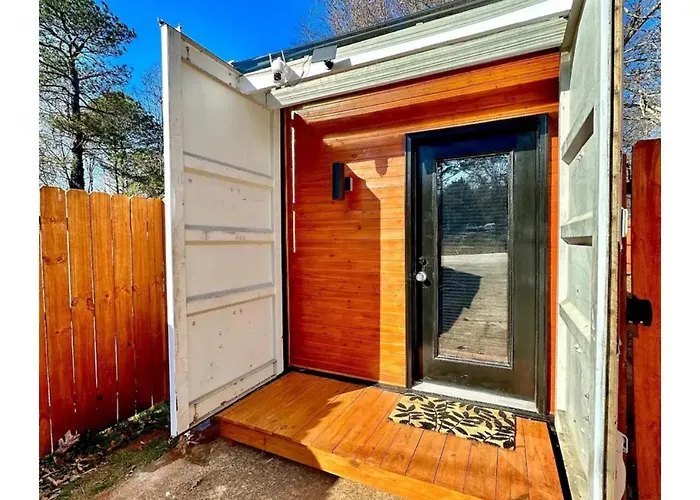 Nomehaus Shipping Container Studio Residential Neighborhood Athens