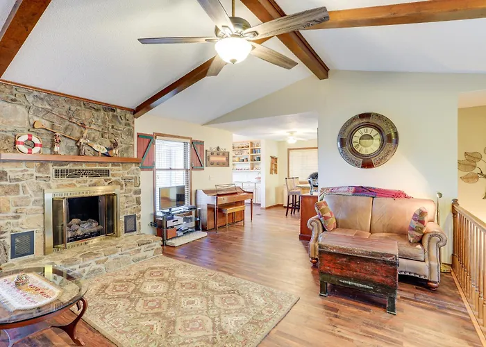 Waterfront Cherokee Village Home W/ Private Dock!