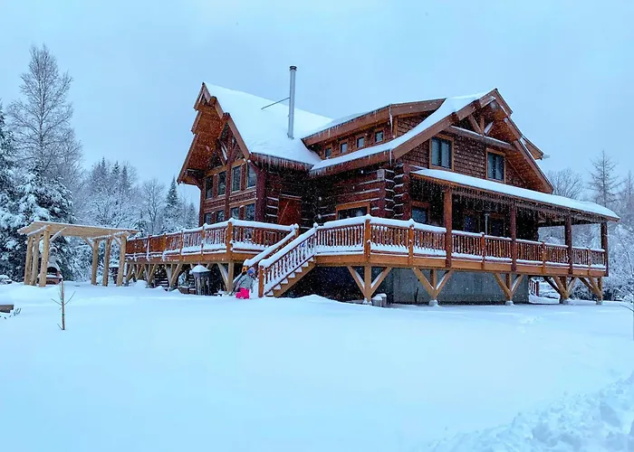 Wml Stunning Log Home: Bretton Woods Retreat with Jacuzzi & Fireplaces