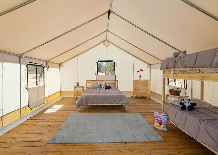 Off-Grid Hill Country Glamping Tent