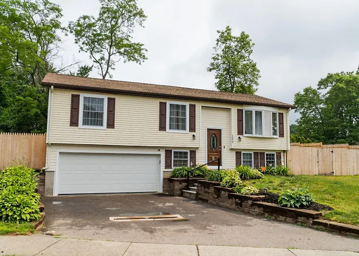 New! Updated Mystic Home W/ Sauna, Hot Tub & Deck