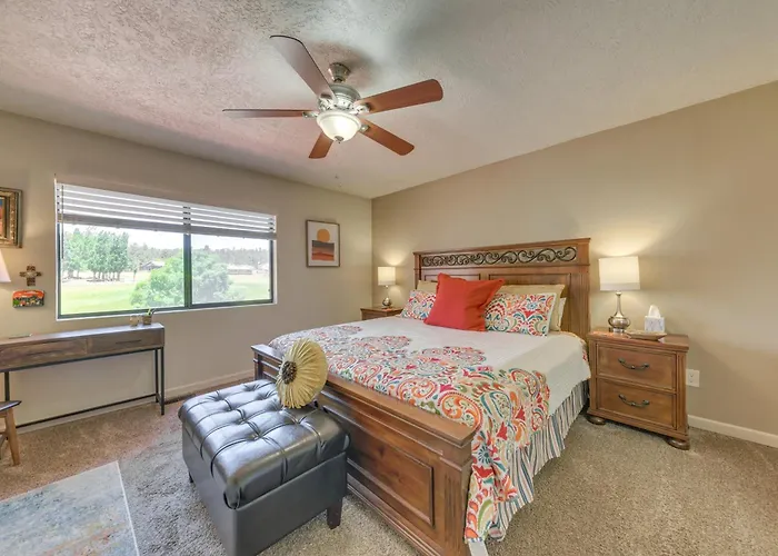 Patio & Mountain View! Ruidoso Golf Condo