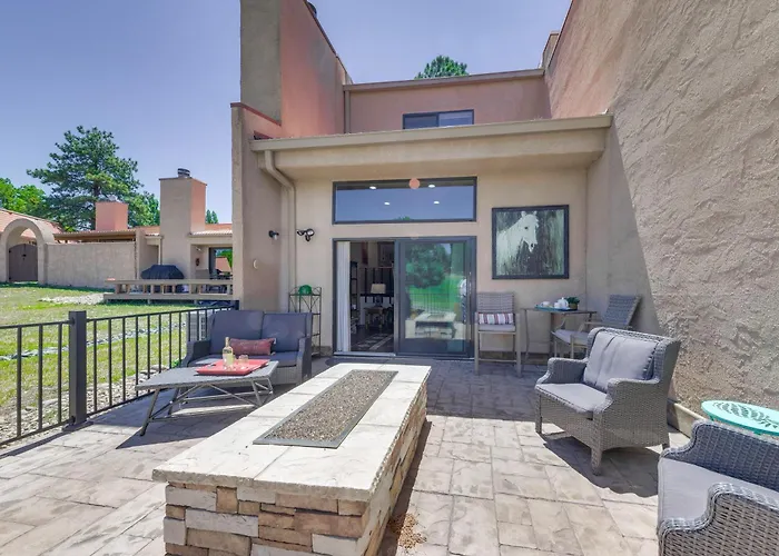 Patio & Mountain View! Ruidoso Golf Condo
