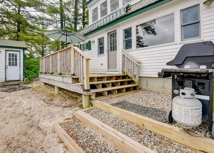 Waterfront Gray Home W/ Furnished Deck & Fire Pit!