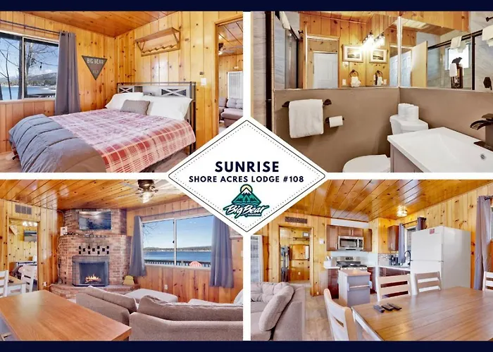Sunrise Lakefront Family Cabin By Big Bear Vacations