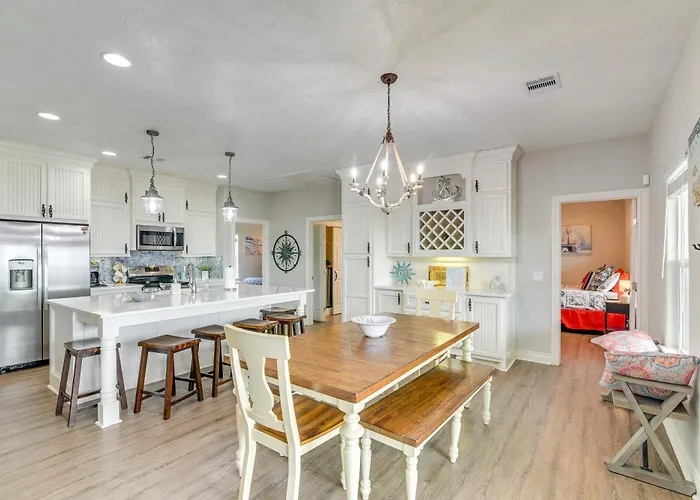 Walk To Sand! Home W/ Wide-Open Ocean Views + Bar