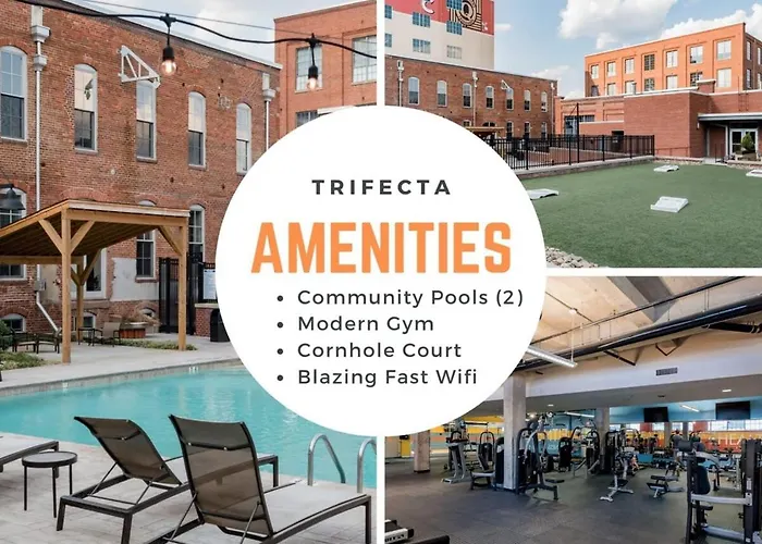 100 Year-Old Historic Brick 2Br Loft & Large Patio & Hammocks & High Ceiling
