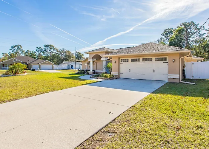 Relax Poolside: Spring Hill Family Home W/ Yard!