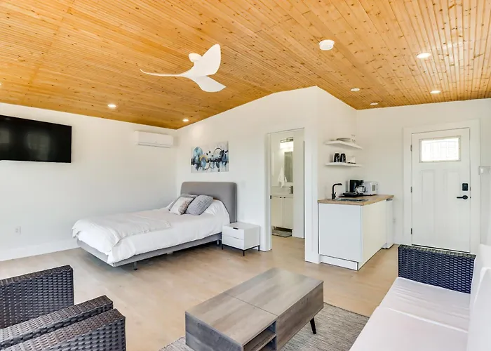 White Sail On The Potomac - Coastal Modern