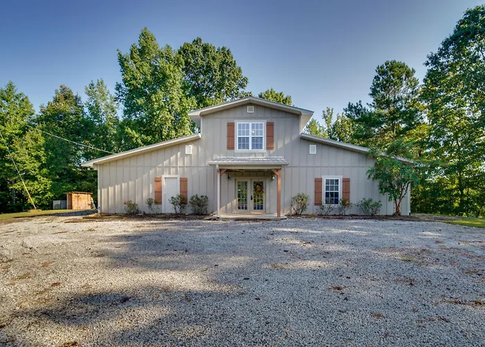 'River Bend Lodge' Heflin Home In The Woods!
