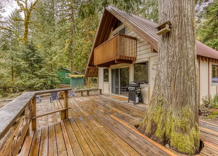 Thompson Cabin - Charming Salmon Riverfront A-Frame Oasis W/ Fireplace