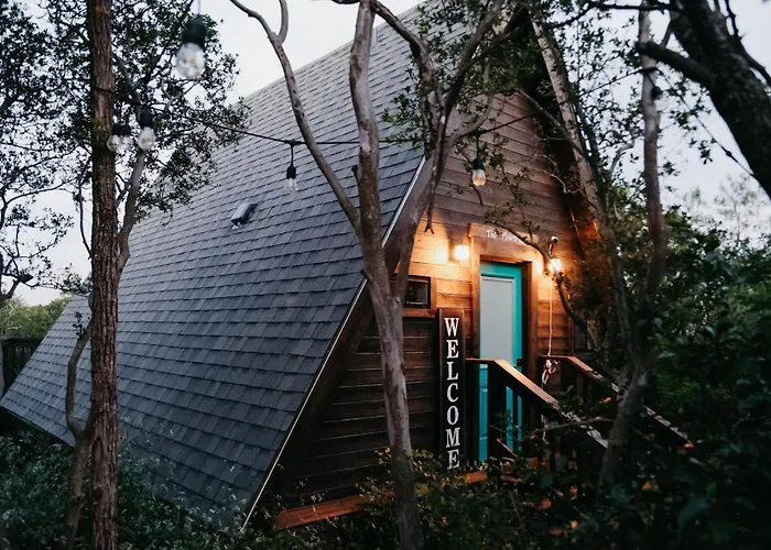 The Maverick: A-Frame W/ Hammock And Tree Top View