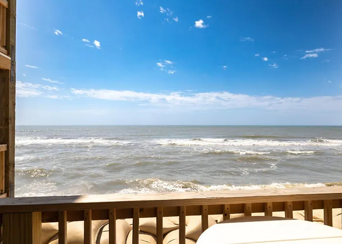 Beach Balcony Sun Oceanfront Condo Sandpiper