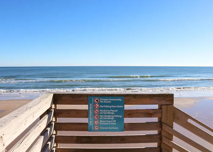 Beach Balcony Sun Oceanfront Condo Sandpiper