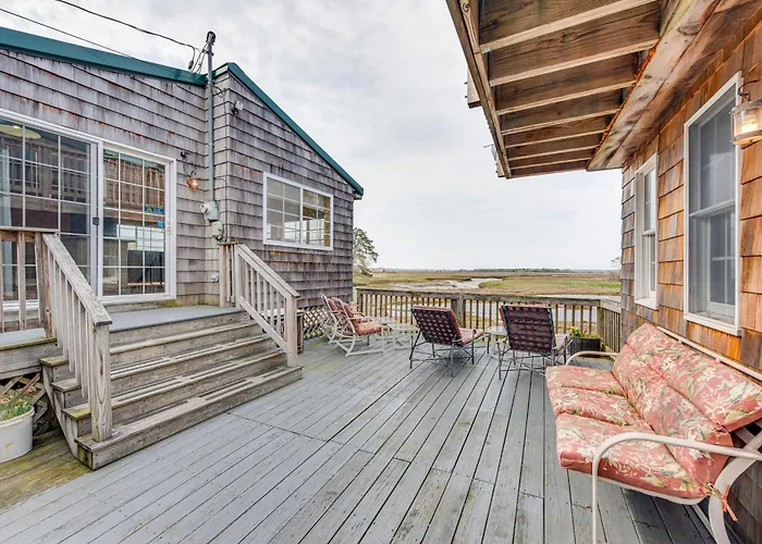 Peaceful Wells Retreat W/ Deck & Water Views