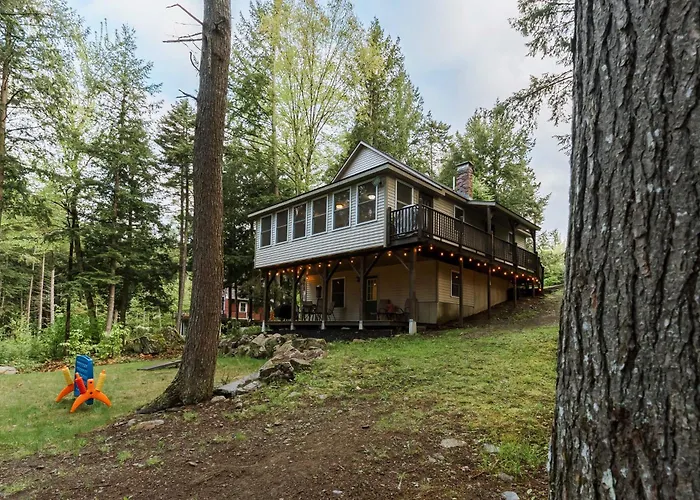Waterfront Sebec Lake Home W/ Yard + Fire Pit