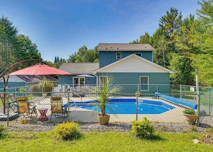 Adirondack Retreat W/ Heated Pool & Scenic Views!