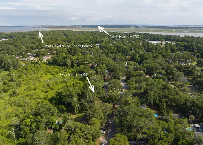 Camellia House - 6 Minutes To Mcrd Parris Island Graduation Family Friendly, Beach Pass Included, Renovated