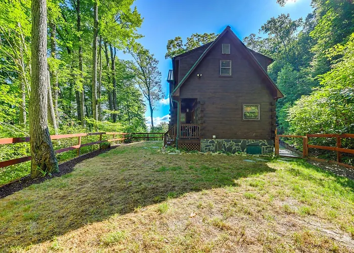 Pet-Friendly Cabin W/ Fireplace, Smoky Mtn Views